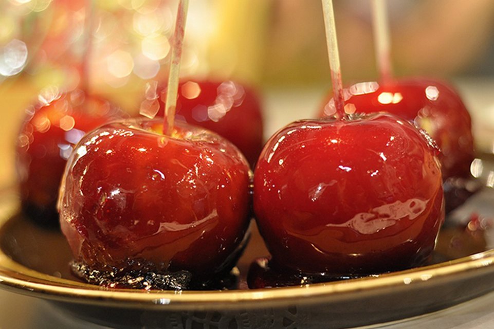 Recette de pommes caramélisées au sucre d'orge
