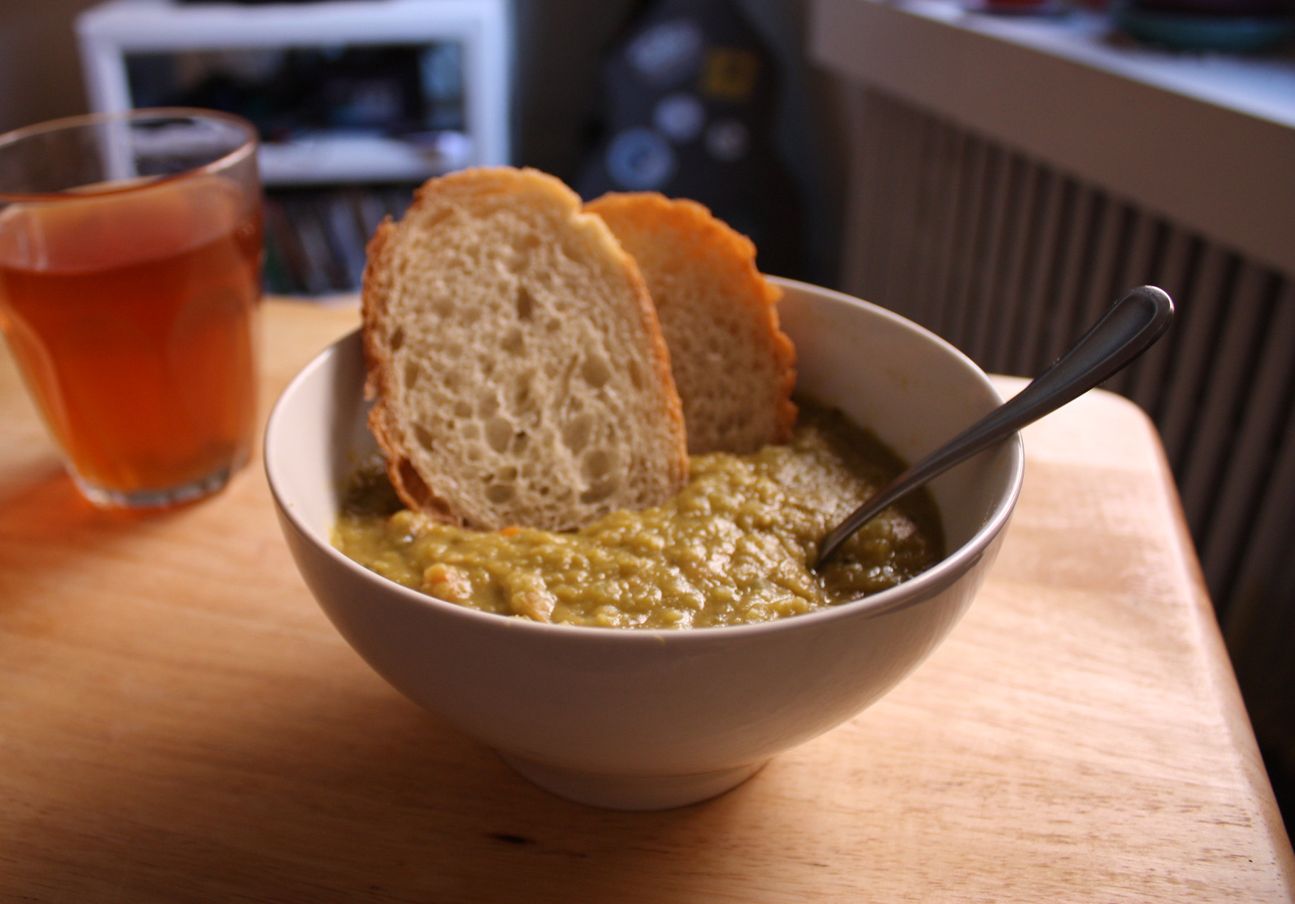 Recette de soupe aux pois